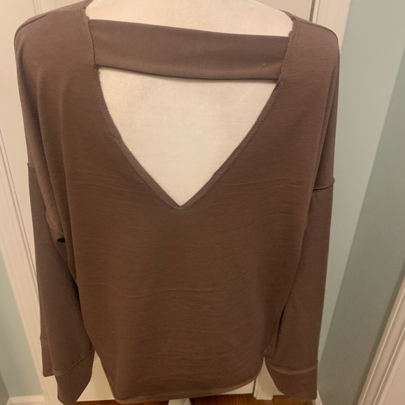 Three Bird Nest brown soft tunic, size M-L - Picture 3 of 5